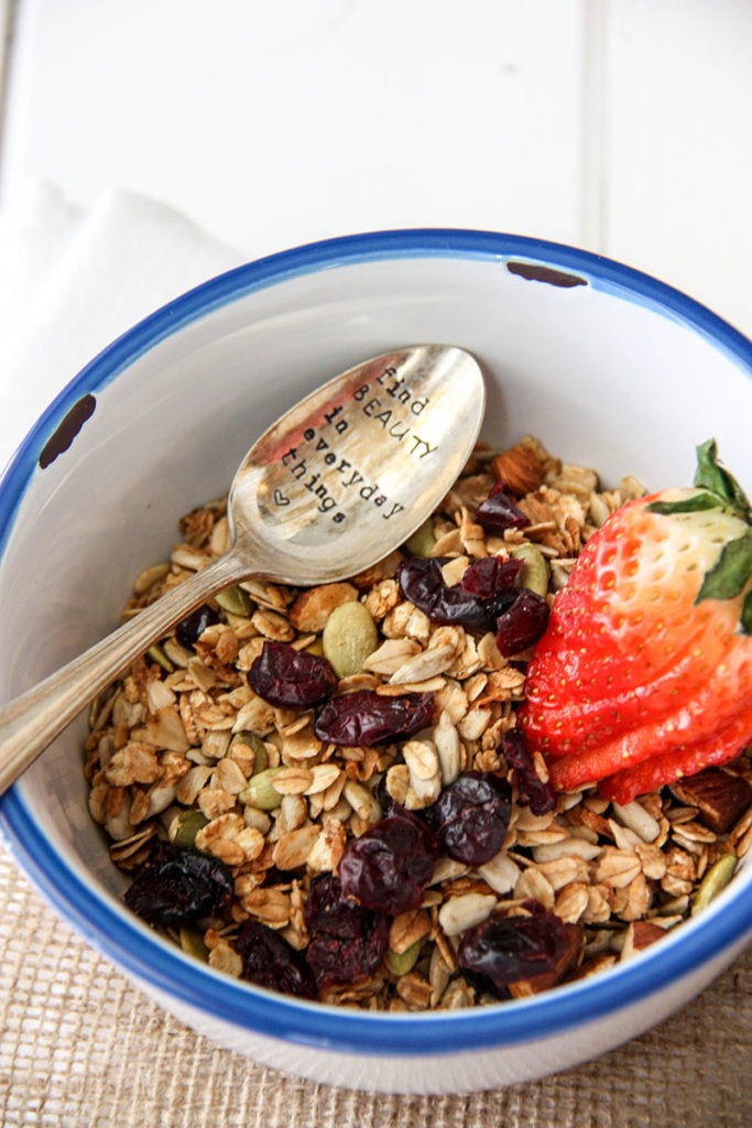 Basic Granola with Cinnamon & Honey - The Home Cook's Kitchen