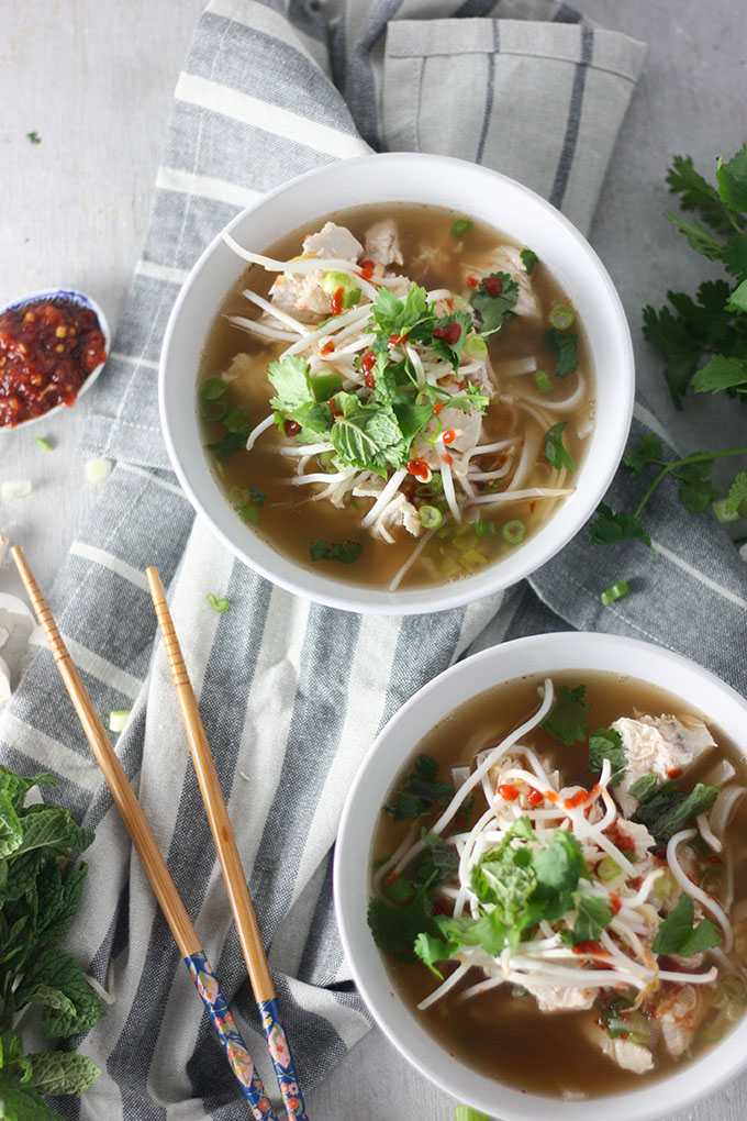 Quick n' Easy Chicken Pho - The Home Cook's Kitchen