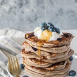 Blueberry Kefir Pancakes - The Home Cook's Kitchen