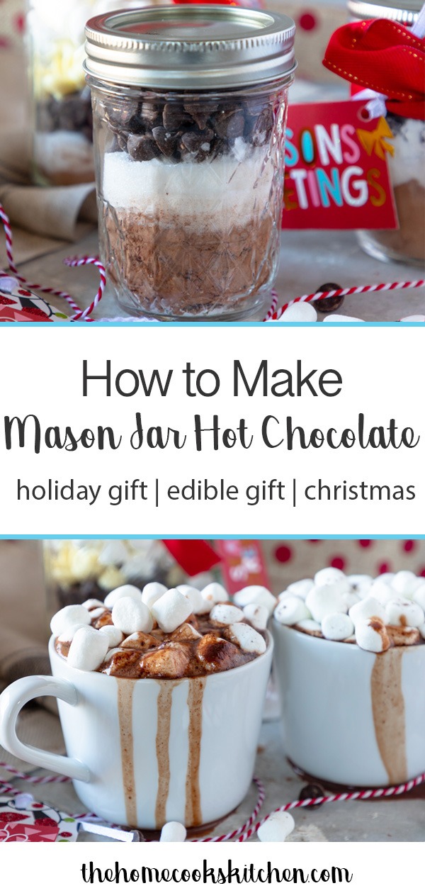 Mason Jar Hot Chocolate | The Home Cook's Kitchen