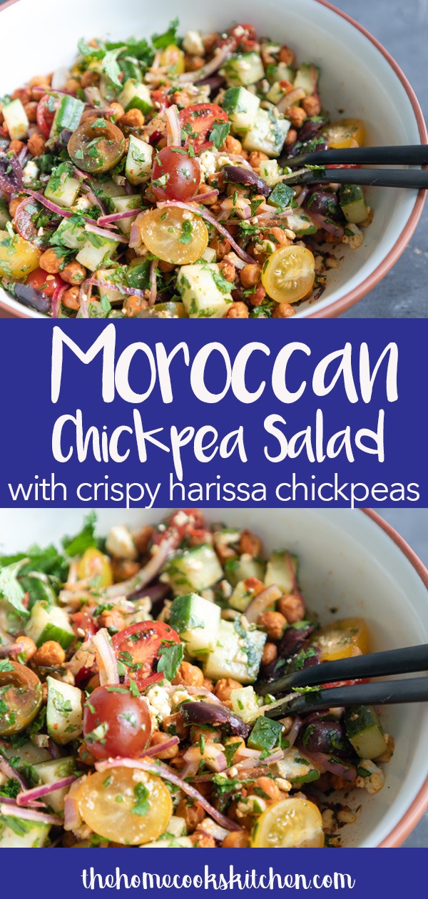 Moroccan Chickpea Salad - The Home Cook's Kitchen