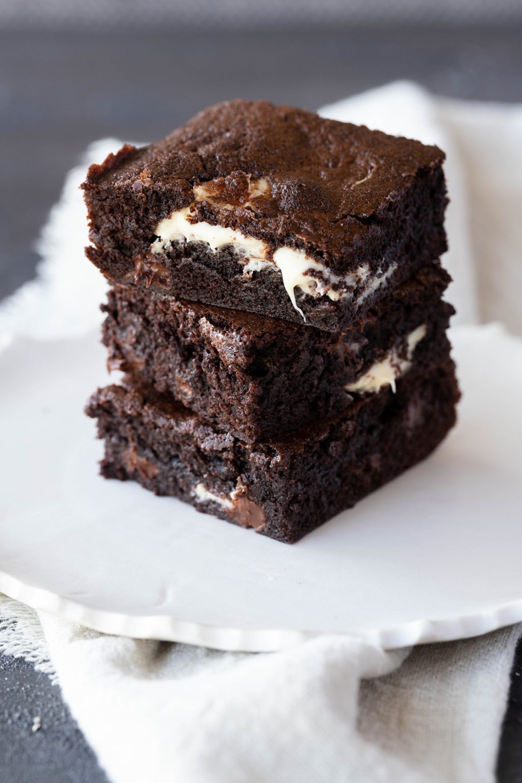 Fudgy Chocolate Chip Brownies - The Home Cook's Kitchen
